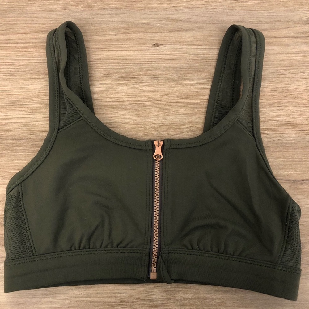 Aerie Olive Green Sports Bra